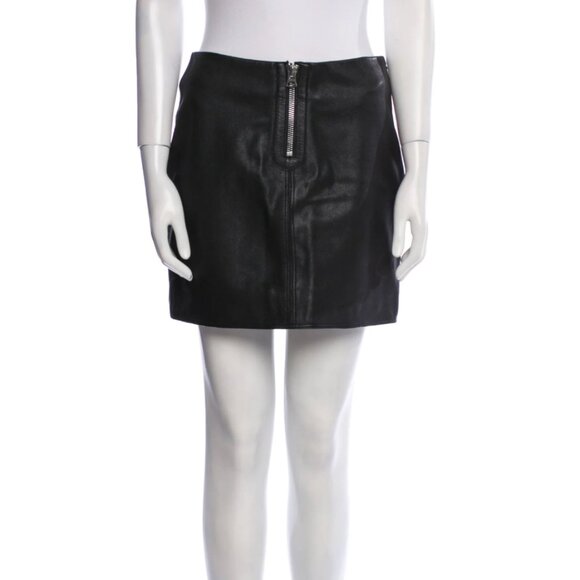 Acne Studios Goat Leather Skirt - Picture 1 of 3